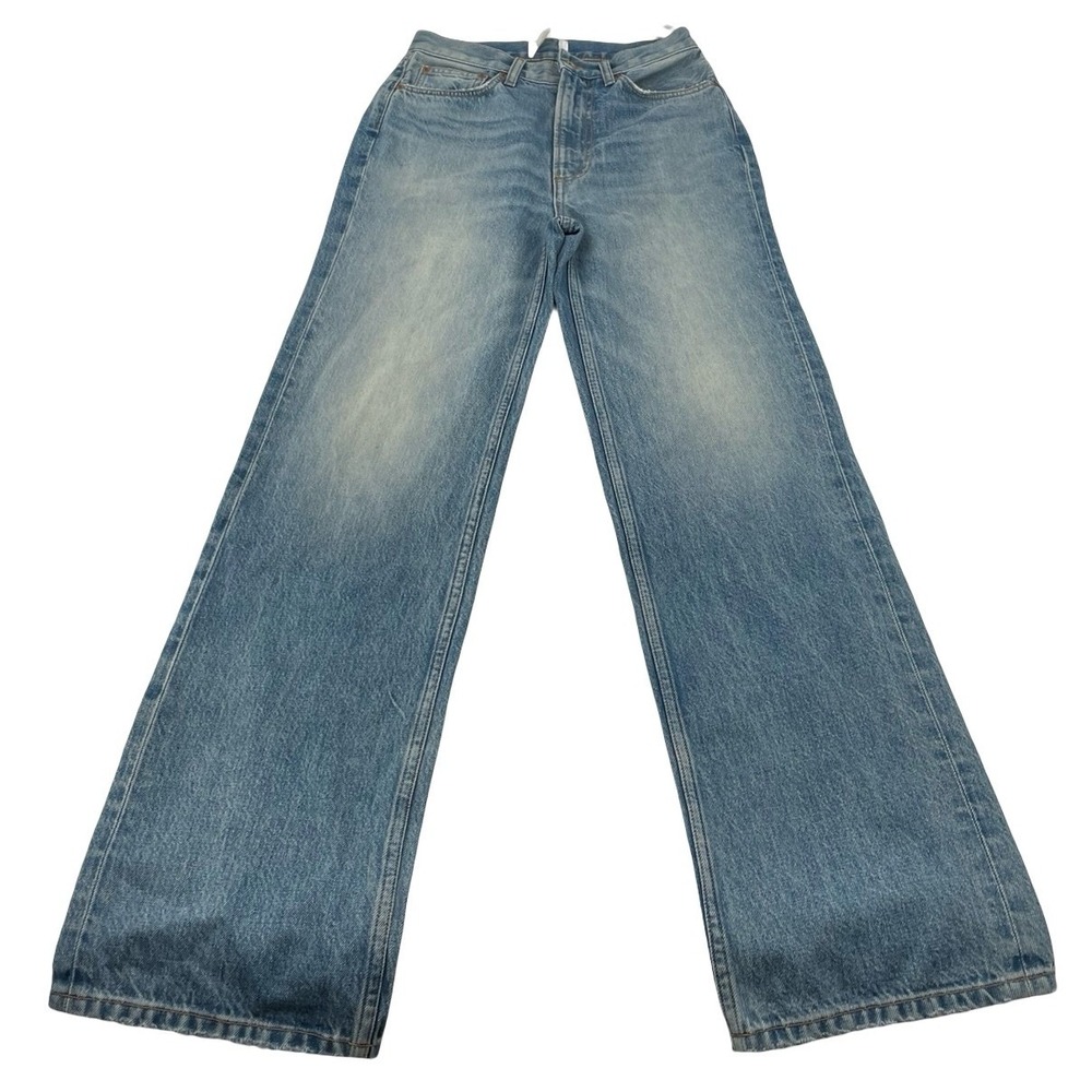 DOEN Women's Jeans Laurent Wide Leg Castillon Blue Denim Size 26